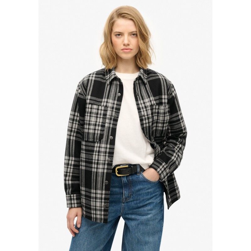Check Lined Shirt - Jacket - Women's