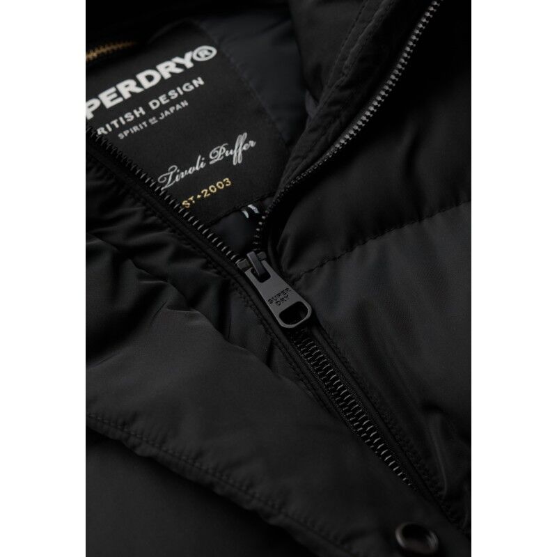 Superdry Longline Hooded Puffer Jacket - Synthetic jacket - Women's | Hardloop