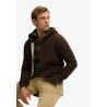 Superdry Essential Logo Half Brushed Zip Hoodie - Hoodie - Men's | Hardloop