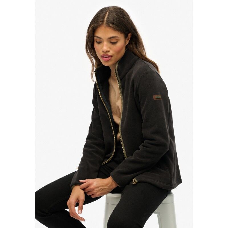 Superdry Estate Full Zip Fleece - Fleecejakke - Damer | Hardloop