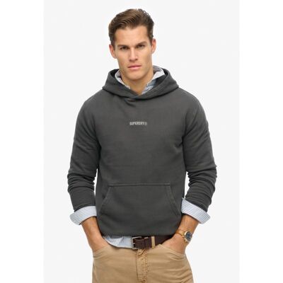 Micro Logo Hood - Hoodie - Men's