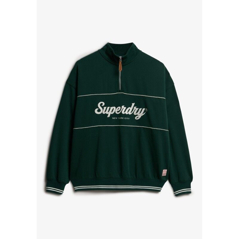 Superdry Country Club Loose 1/4 Zip - Sweatshirt femme | Hardloop