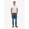 Superdry Essential Contrast Emb Tee - Camiseta - Hombre | Hardloop