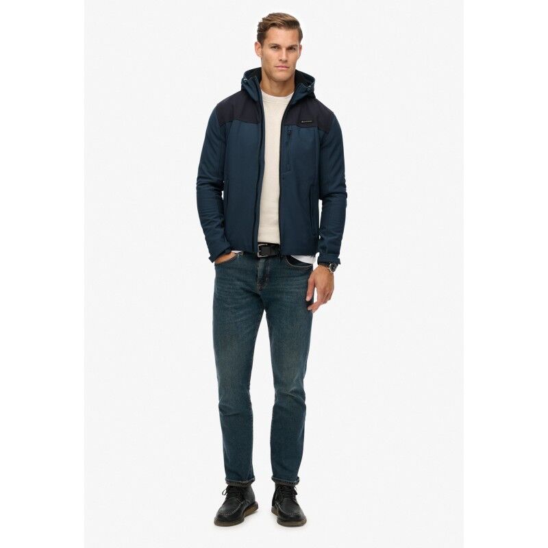 Superdry Hooded Softshell Tech Trekker - Giacca antipioggia - Uomo | Hardloop