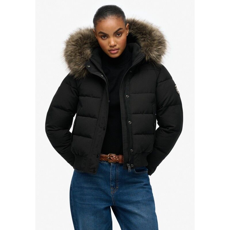 Everest Hooded Bomber Jkt - Dunjakke - Damer
