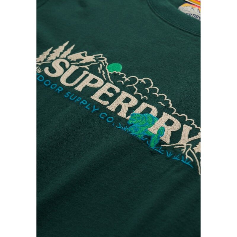 Superdry Outdoor Supply Co Relaxed Tee - Camiseta - Mujer | Hardloop