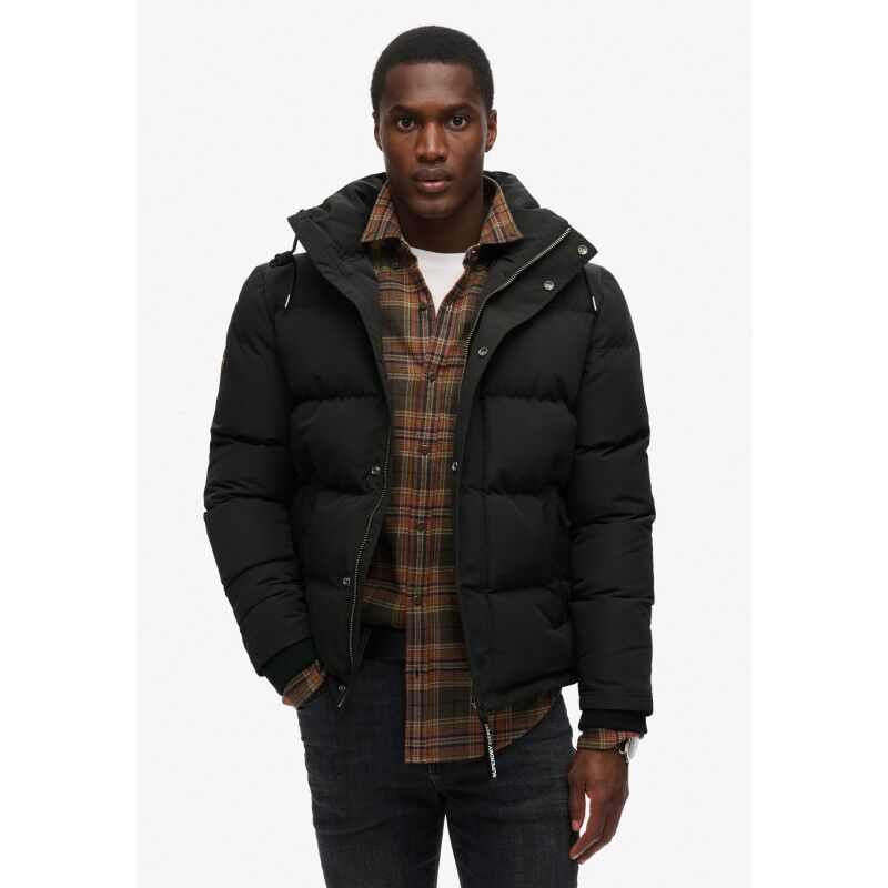 Everest Short Hooded Puffer - Tekokuitutakki - Miehet