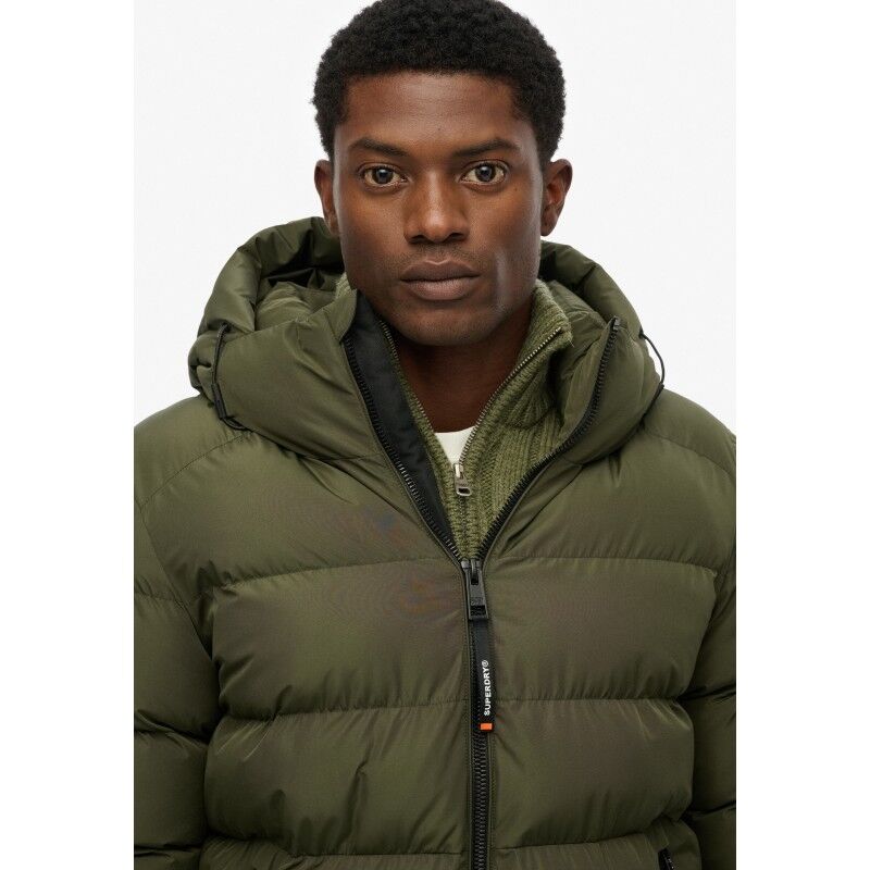 Superdry Hooded Sports Puffer Jacket - Casaco penas homem | Hardloop
