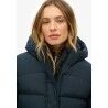 Superdry Hooded Sports Puffer Mid Jkt - Dunjakke - Damer | Hardloop