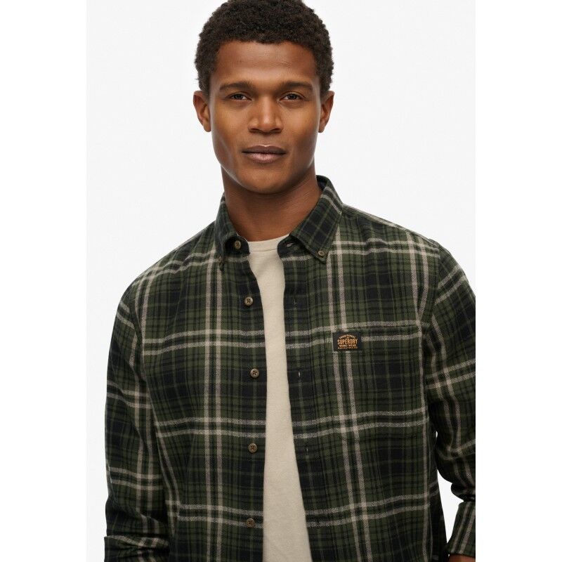 Superdry L/S Cotton Lumberjack Shirt - Skjorta - Herr | Hardloop