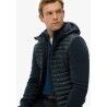 Superdry Hood Storm Fleece Hybrid Jkt - Fleecevest - Heren | Hardloop