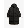 Superdry Longline Hooded Puffer Jacket - Synthetic jacket - Women's | Hardloop