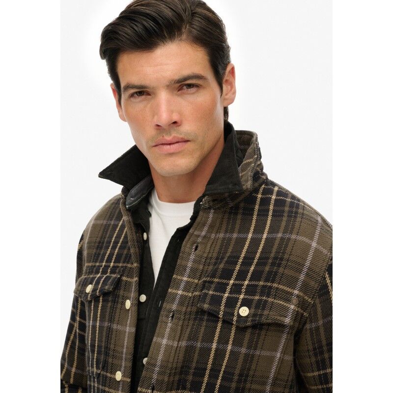 Superdry Merchant Heavy Checked Shirt - Hemd - Herren | Hardloop