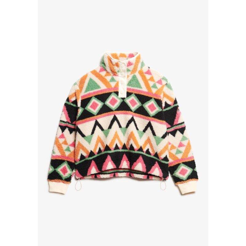 Superdry Super Soft Printed TEddy Fleece - Bluza polarowa damska | Hardloop