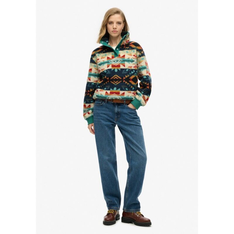 Superdry Super Soft Printed TEddy Fleece - Fleece jacket - Women's | Hardloop