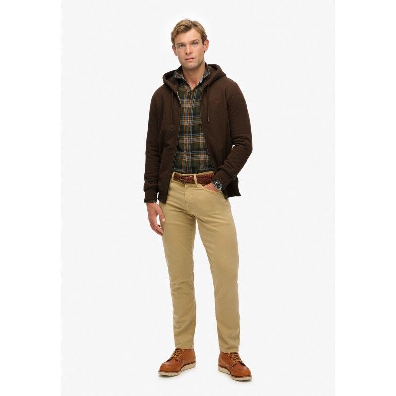 Superdry Essential Logo Half Brushed Zip Hoodie - Sweatshirt à capuche homme | Hardloop