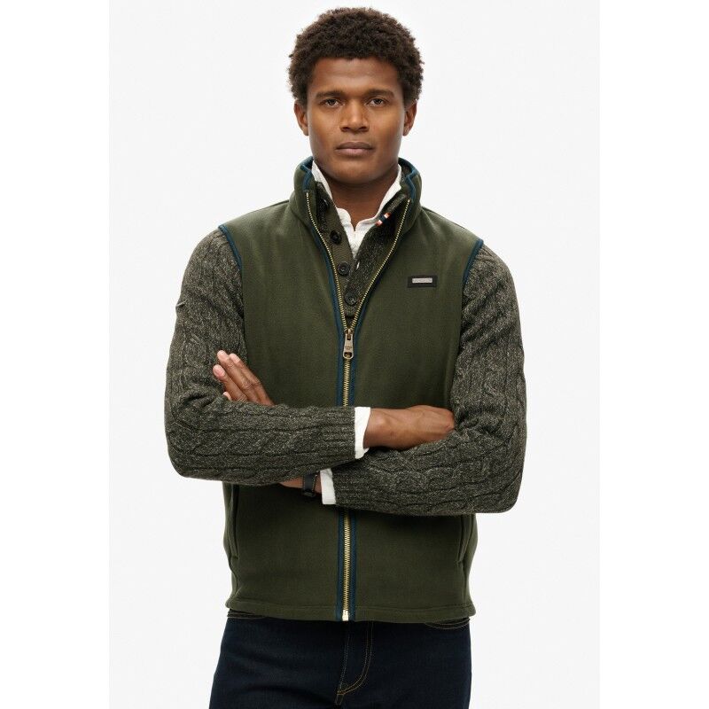 Superdry Estate Fleece Gilet - Fleece vest - Men's | Hardloop