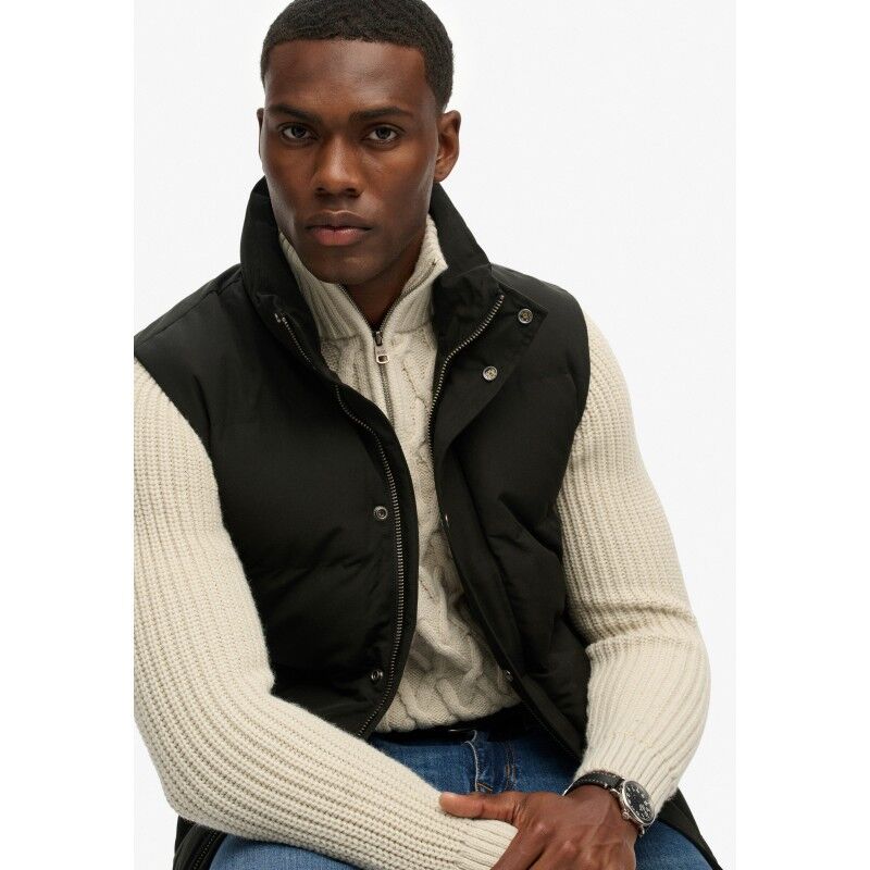 Superdry Non Hooded Everest Gilet - Doudoune sans manches homme | Hardloop