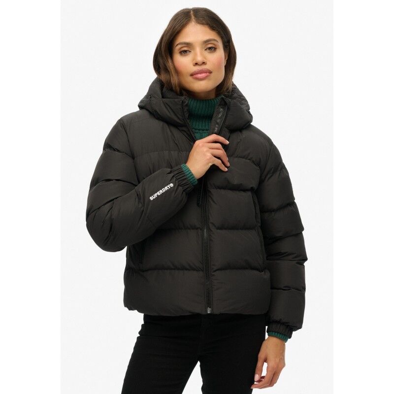 Hooded Sports Puffer Jacket - Giacca sintetica - Donna