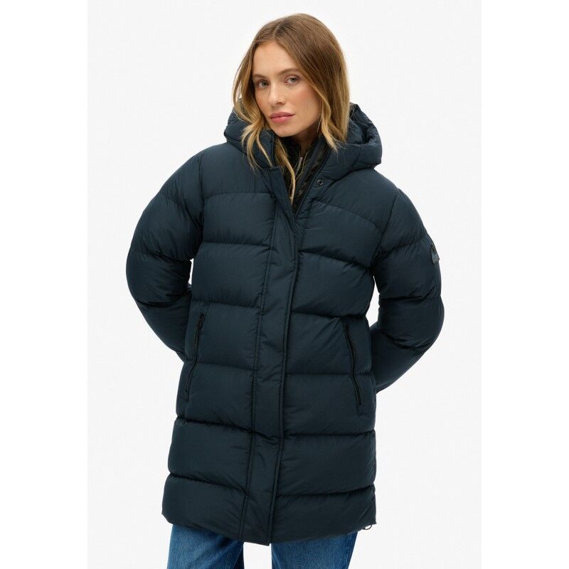 Hooded Sports Puffer Mid Jkt - Doudoune femme