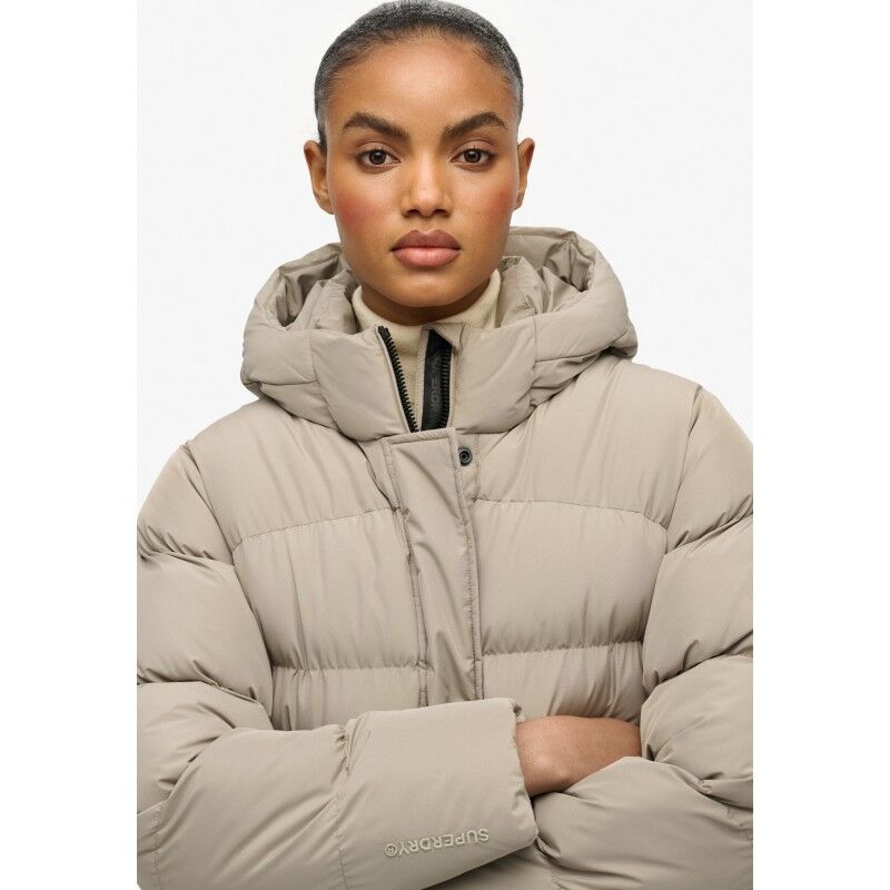 Superdry Hooded Sports Puffer Mid Jkt - Synthetic jacket - Women's | Hardloop