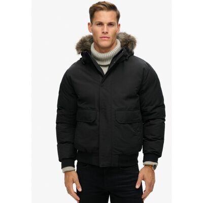 Everest Faux Fur Bomber Jacket - Mantel - Herren