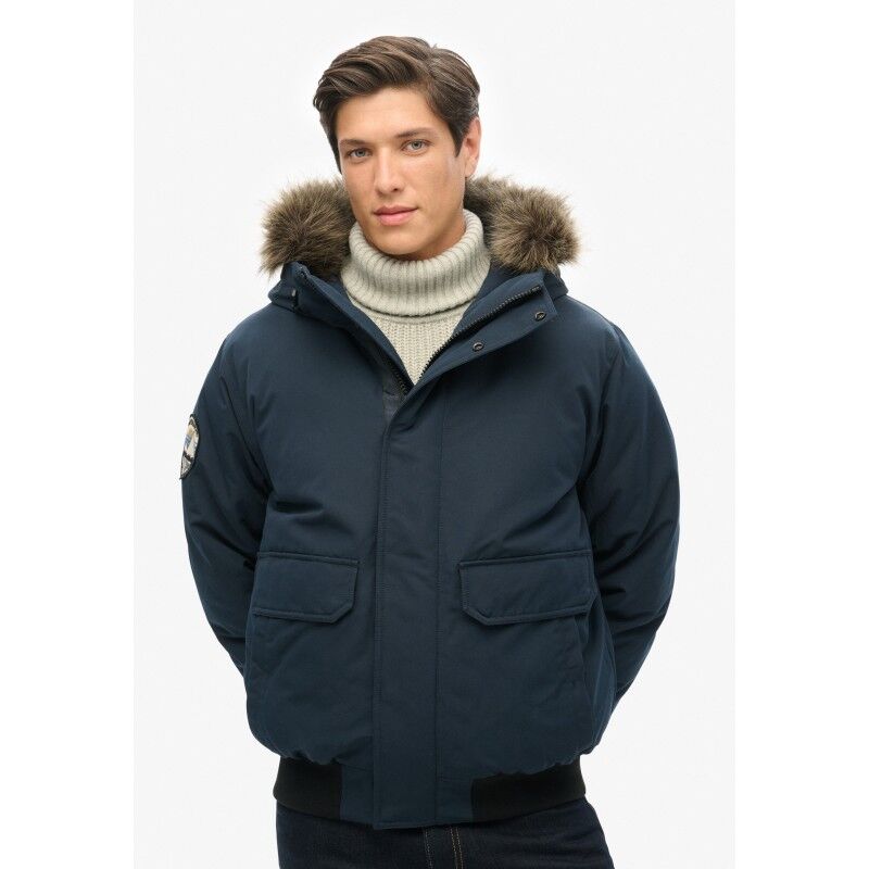 Everest Faux Fur Bomber Jacket - Vinterjakke - Herrer