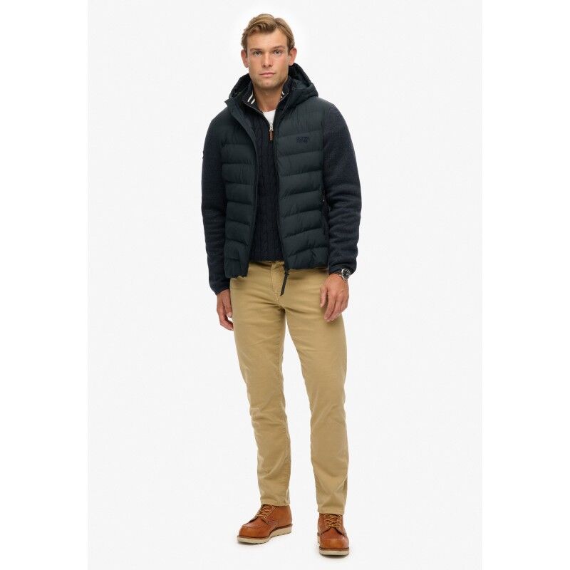 Superdry Hooded Storm Knit Hybrid Jkt - Giacca sintetica - Uomo | Hardloop