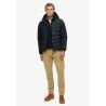 Superdry Hooded Storm Knit Hybrid Jkt - Dunjakke - Herrer | Hardloop