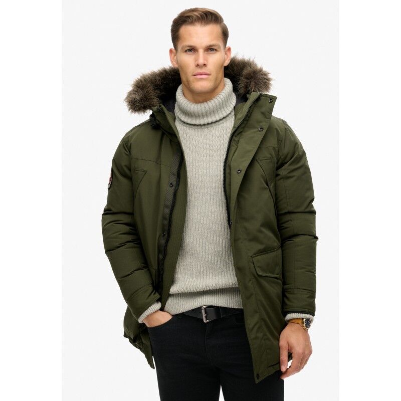 Everest Faux Fur Parka Jacket - Parka homme