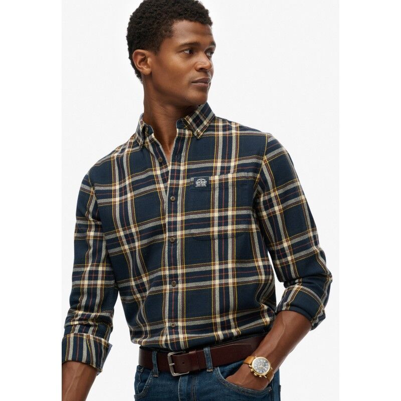 L/S Cotton Lumberjack Shirt - Camisa homem