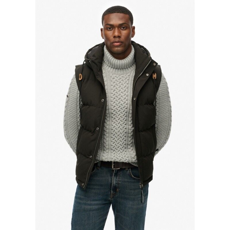Superdry Everest Hooded Puffer Gilet - Synthetic jacket - Men's | Hardloop