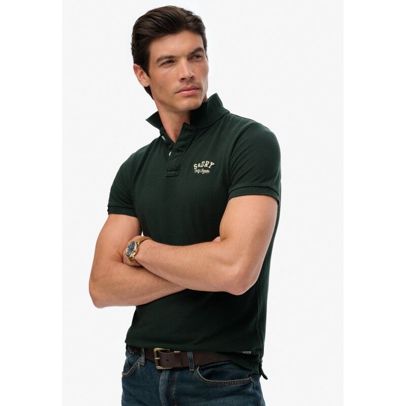 Superdry Vintage Athletic Emb Polo - Polo-Shirt - Herren | Hardloop