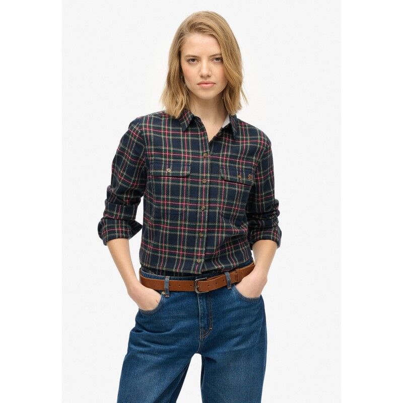 Lumberjack Check Flannel Shirt - Chemise femme