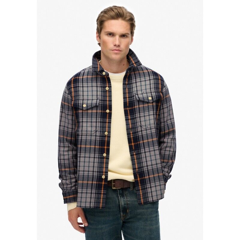 Merchant Heavy Checked Shirt - Skjorte - Herrer