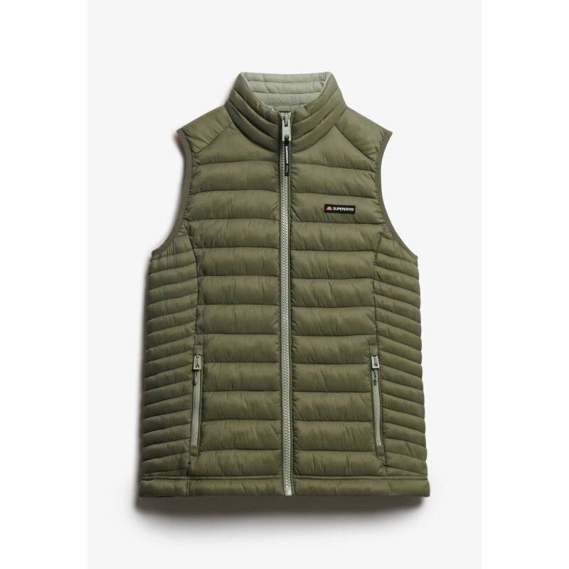 Superdry Fuji Lite Padded Gilet - Dámská péřova bez rukávů | Hardloop