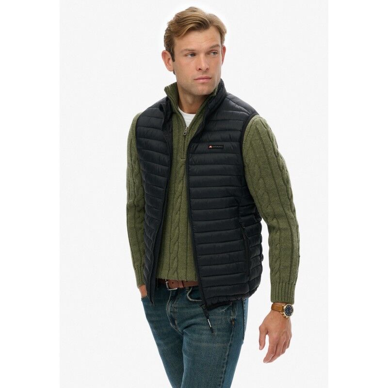 Superdry Fuji Lite Padded Gilet - Donsjack - Heren | Hardloop