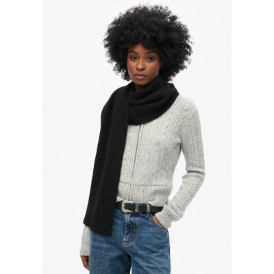 Soft Rib Knit Scarf - Halstørklæde - Damer