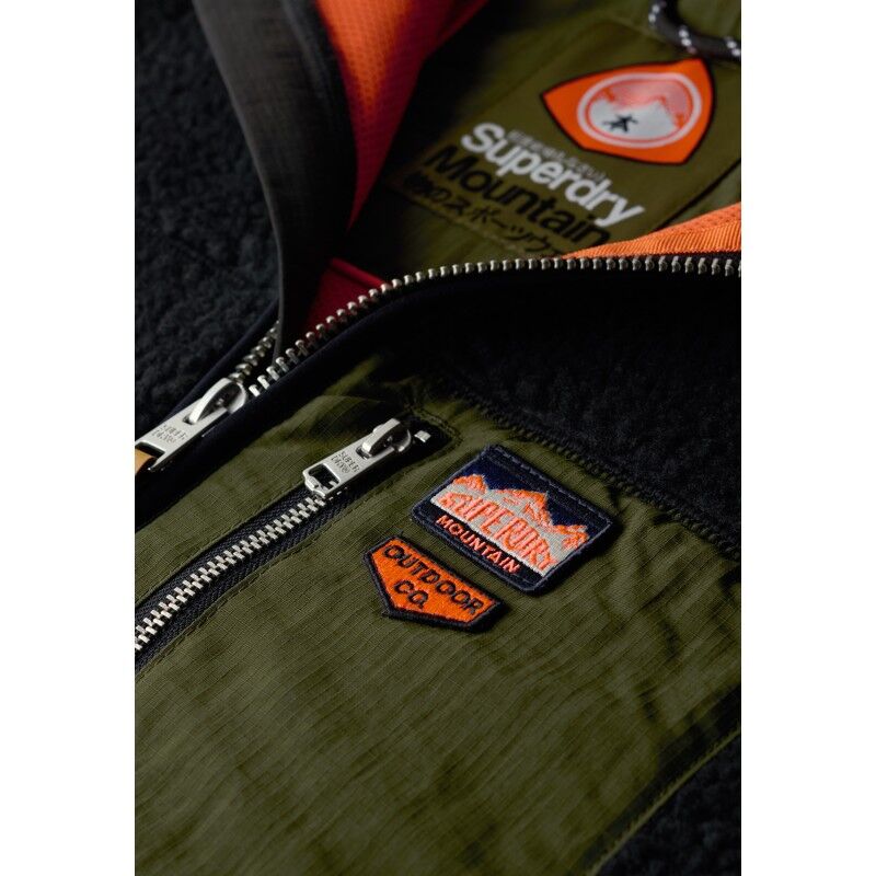 Superdry Vintage Retro Borg Fleece - Fleeceliivi - Miehet | Hardloop
