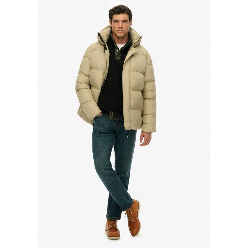 Superdry Hooded Mid Length Sports Puffer - Synthetic jacket - Men's | Hardloop