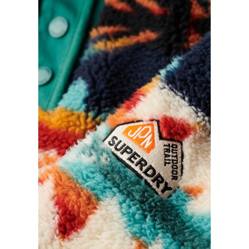 Superdry Super Soft Printed TEddy Fleece - Fleece jacket - Women's | Hardloop