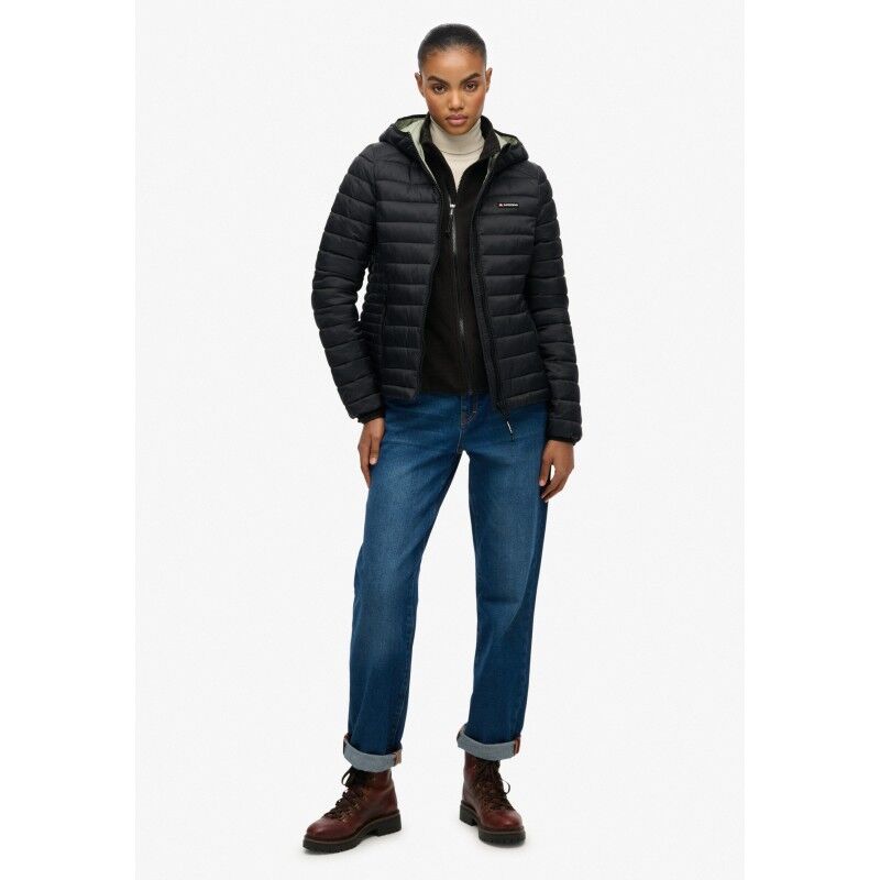 Superdry Hooded Fuji Lite Padded Jacket - Syntetjacka - Dam | Hardloop