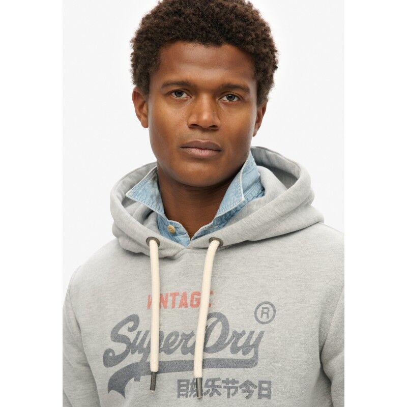 Superdry Vl Heritage Relaxed Hood - Bluza z kapturem męska | Hardloop