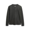 Superdry Waffle Long Sleeve Henley Top - T-Shirt - Herren | Hardloop