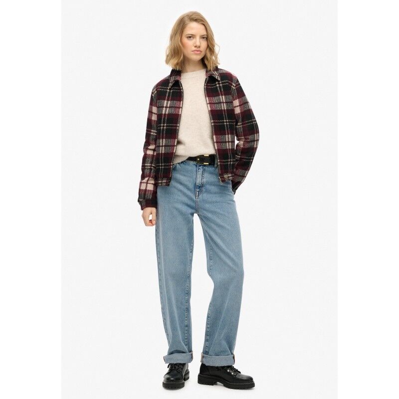 Superdry Checked Ranch Quilted Jacket - Dámská bunda | Hardloop