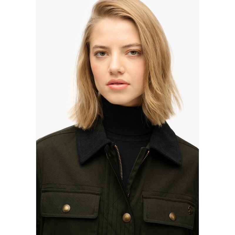 Superdry Wax Jacket - Regnjacka - Dam | Hardloop