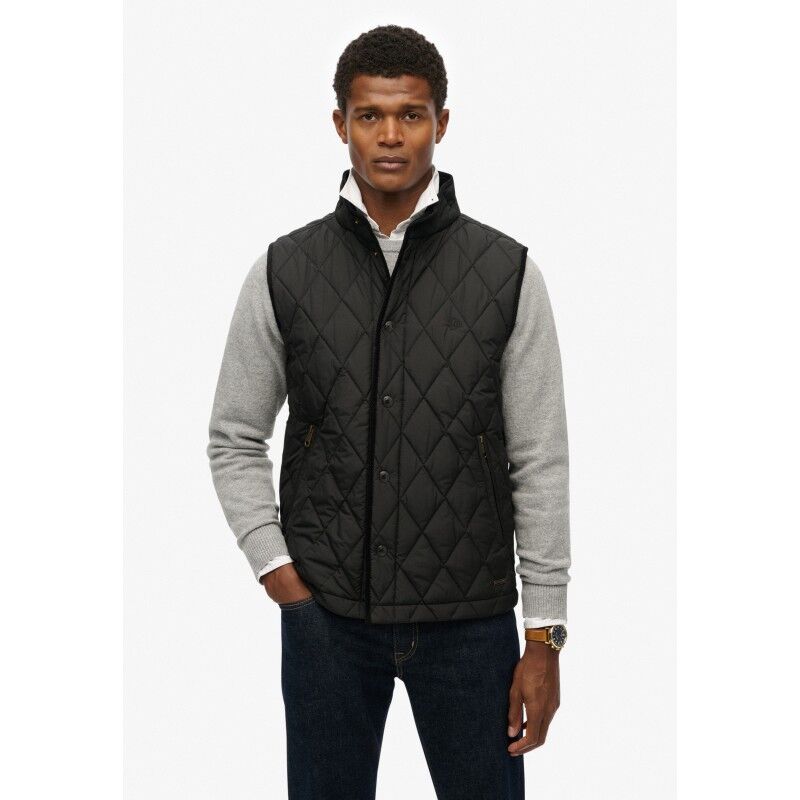 Quilted Estate Gilet - Vest - Men's