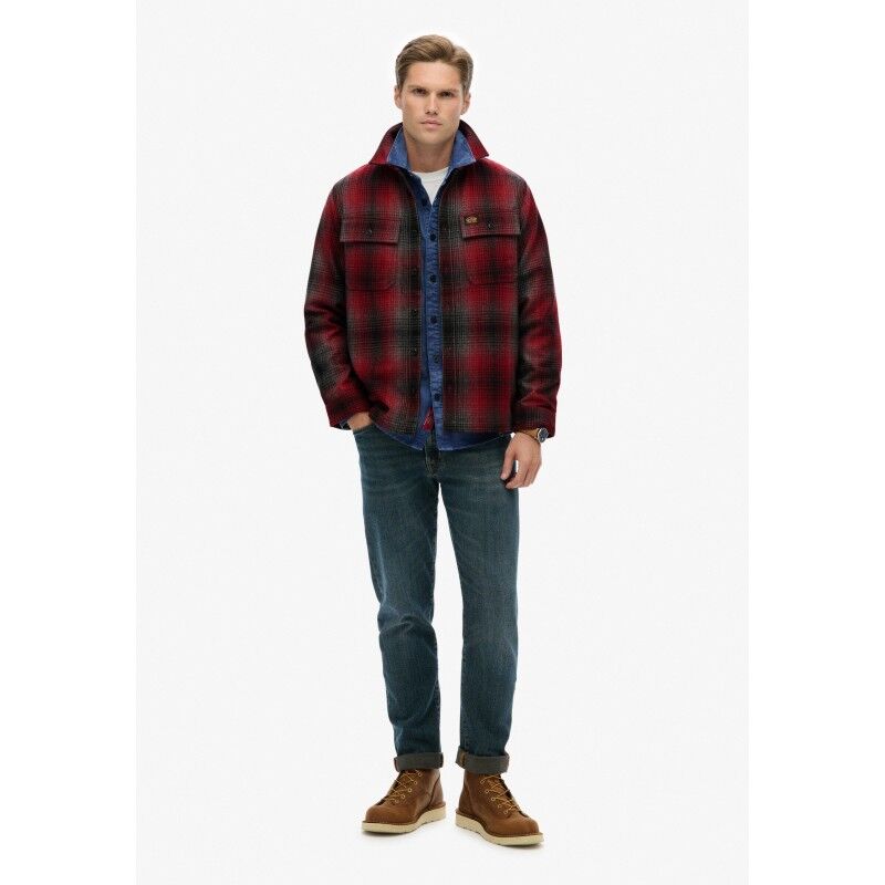Superdry Wool Miller Overshirt - Surchemise homme - Overshirt - Men's | Hardloop