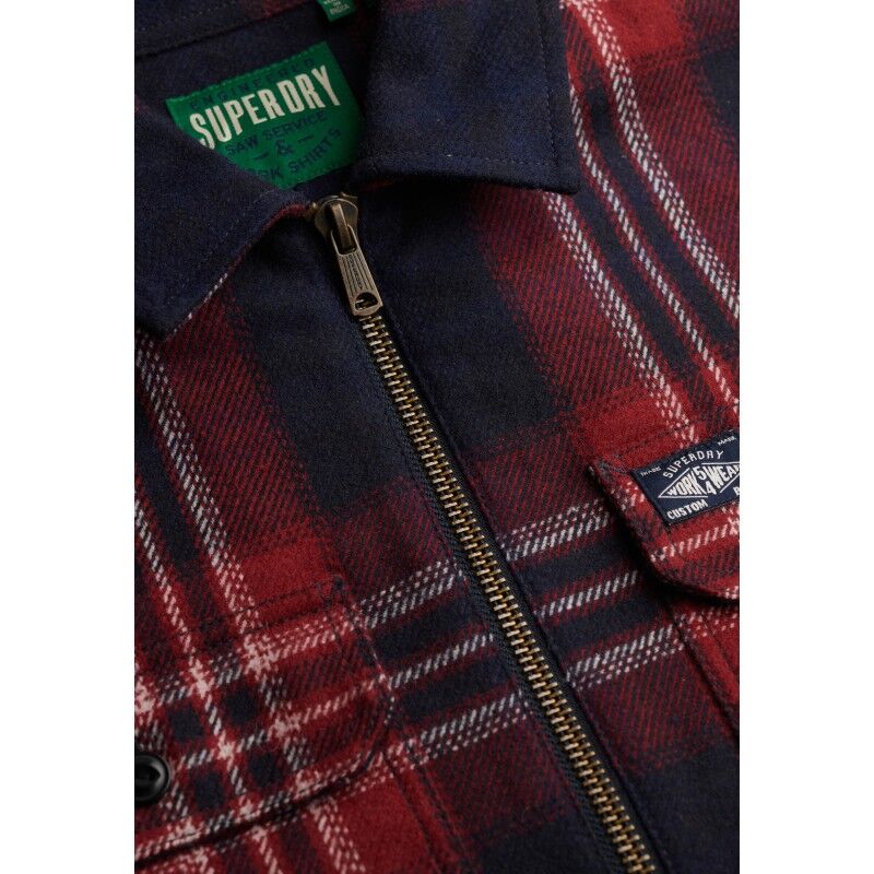 Superdry Wool Miller Zip Overshirt - Jakke - Herrer | Hardloop