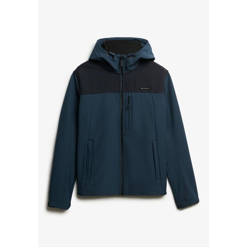 Superdry Hooded Softshell Tech Trekker - Giacca antipioggia - Uomo | Hardloop